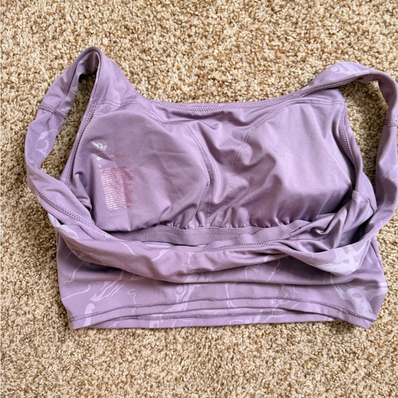 All in motion lavender sports bra crop top size S - Picture 3 of 4